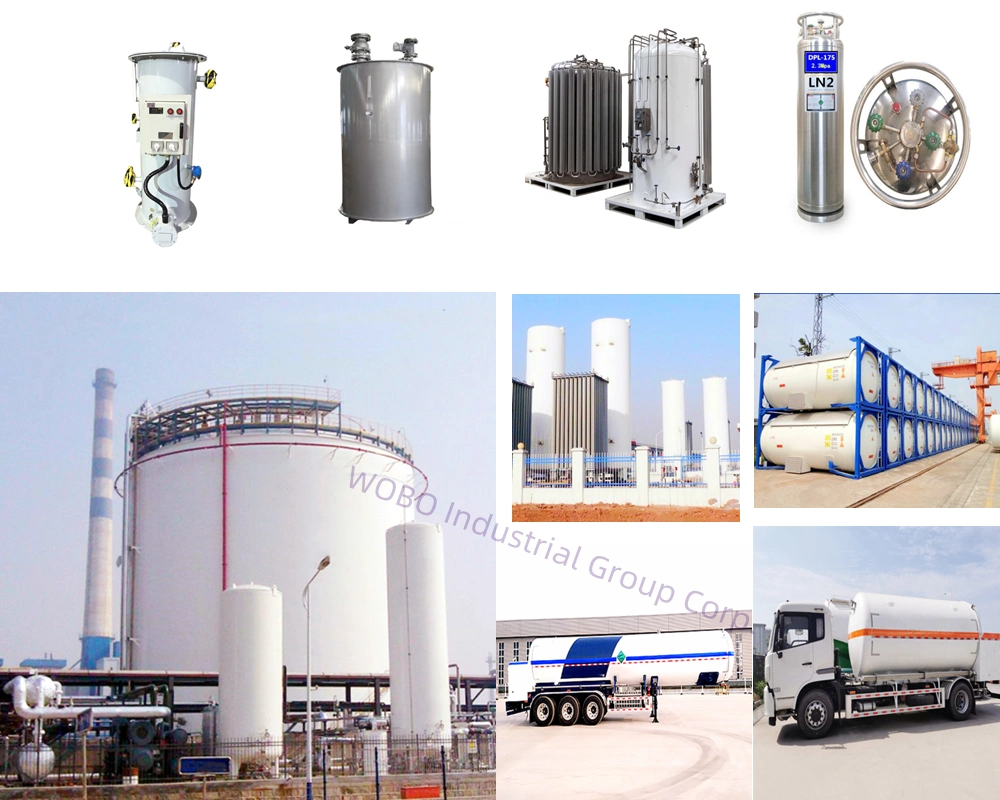 Cryogenic Liquid Nitrogen Oxygen Air Ambient Vaporizer for Pressurizing Gas