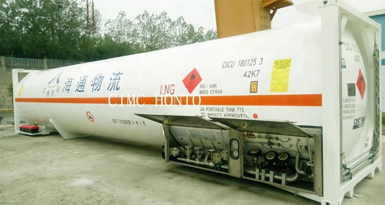 Cimc Honto Competitive Price Cryogenic LNG ISO Tank Containers