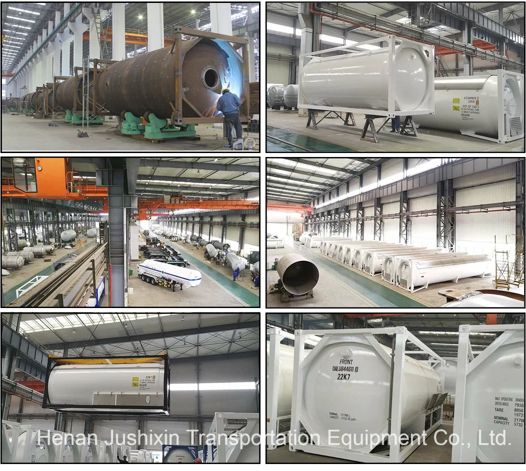 Cryogenic Liquid Nitrogen Oxygen Argon LPG ISO Tank Container