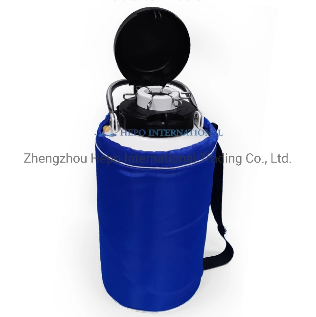 -196degree Portable Liquid Nitrogen Biological Cryopreservation Cooler Container (YDS-6)