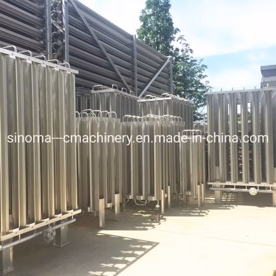 液化天然ガスLNGの大気加熱用蒸発器