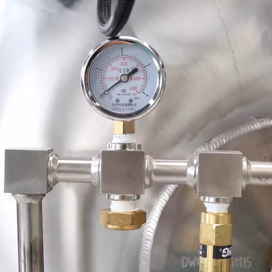 液体酸素、窒素、アルゴン、CO2用のデュワー極低温ガスシリンダー、500リットル