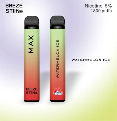 卸売人気の Breze Stiik マックス 1800puff 6 ミリリットル 950mAh 液体液体ガス環境気化器